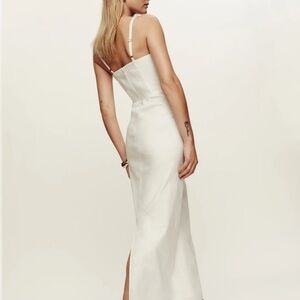 Reformation Stormi Dress white